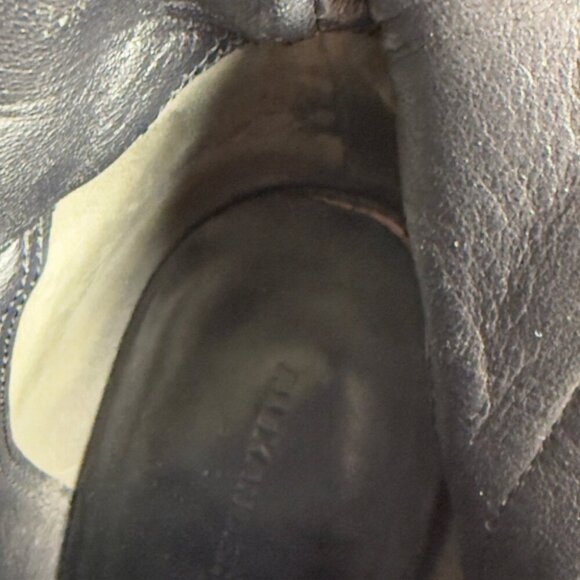 Alexander Wang Sleek Black Heeled Leather Boots Size 7 US - Picture 15 of 16